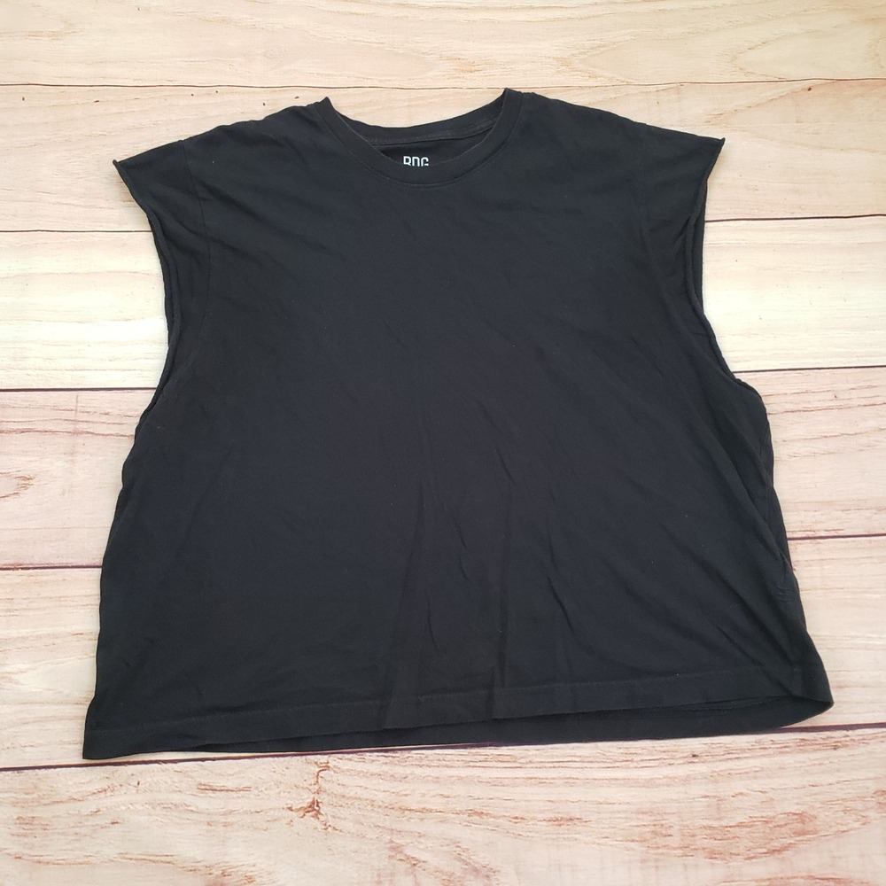 BDG Urban Outfitters Shirt Womens XL Black Muscle Tank‎ Top Sleeveless Ladies